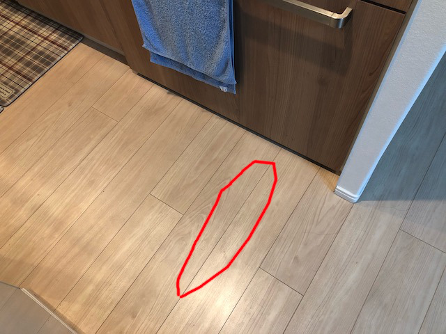 台所の床